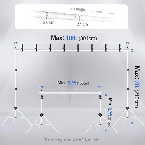 White Backdrop Stand