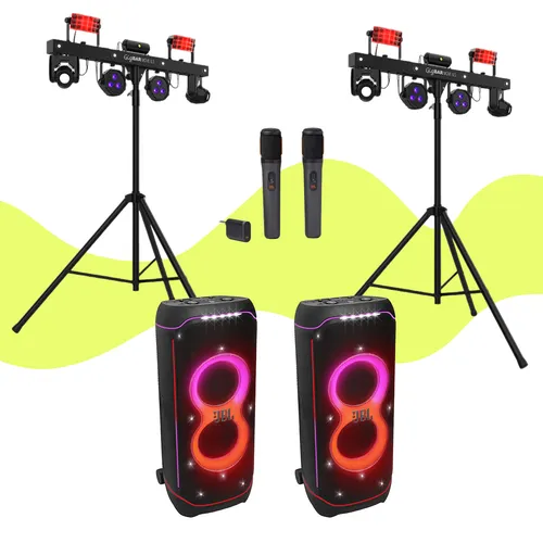 Pack sono - 2 Ultimate + 2 Gigbar Move +ILS + 2 micros sans fil