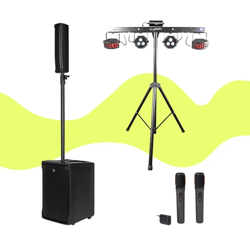 Pack Sono - 1 RCF Evox Jmix 8 - 1 Gigbar 2 - 2 Micros sans fil