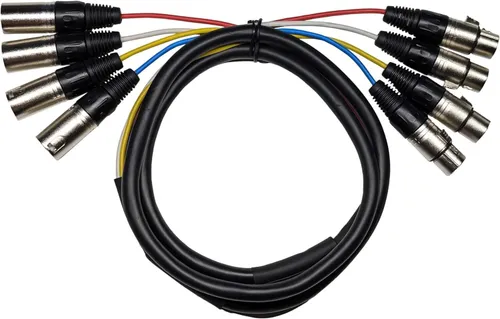 4 Channel XLR Subsnake 16.4ft