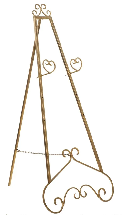 Gold Metal Easel