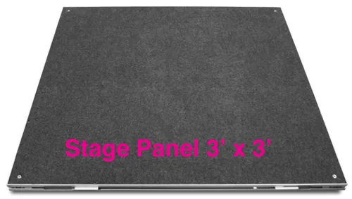 1 Person Stage Panel 3' x 3'