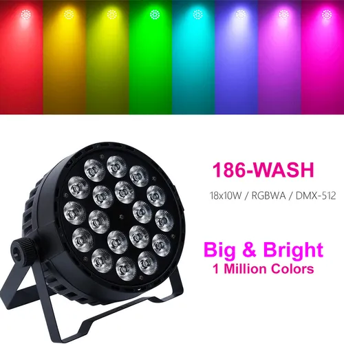 186-Wash 6 in 1 LED RGBWA+UV