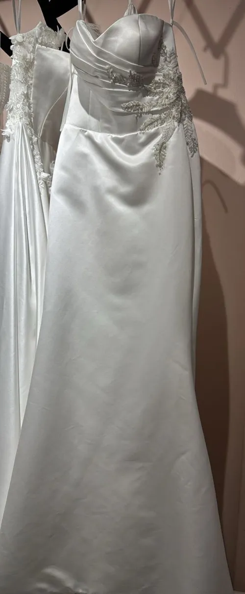 S05AAT 1341 Sher Ryn 2.0 satin mermaid sheer off shoulder Shu modified