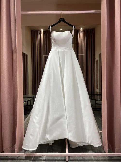 S05AAT 1391 Satin Ball Gown Tube Plus size