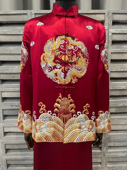 S05AAT 1319 - HB male kua Red gold silver dragon