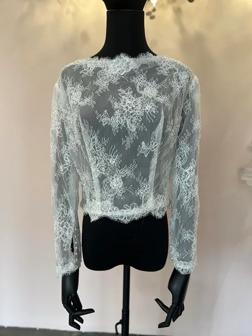 S05AAT 1156 Lace with beadings bolero XL