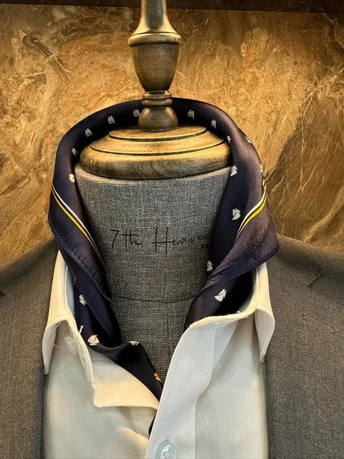 S06AAT 1566 Navy Blue Scarft