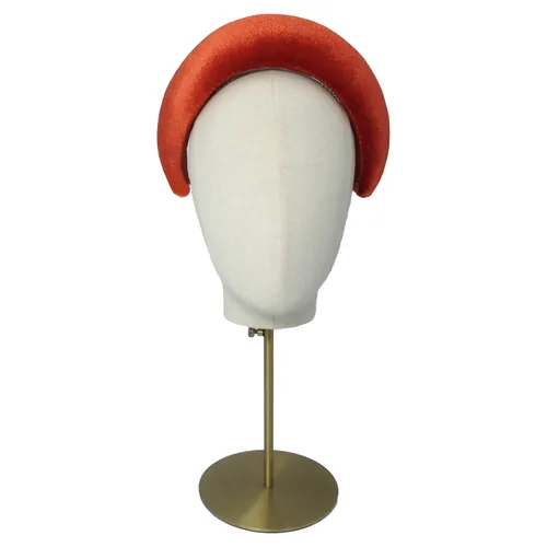 Annie velvet headband - orange
