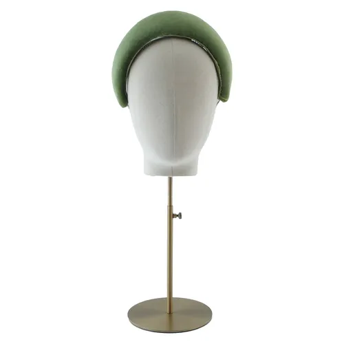 Annie velvet headband - light green