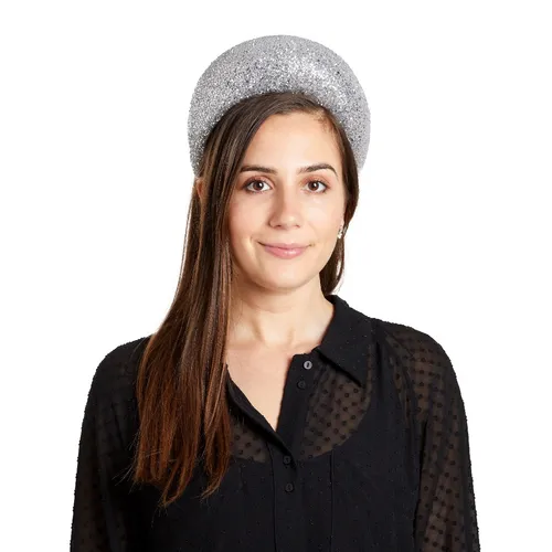 Glitter Headband - Silver
