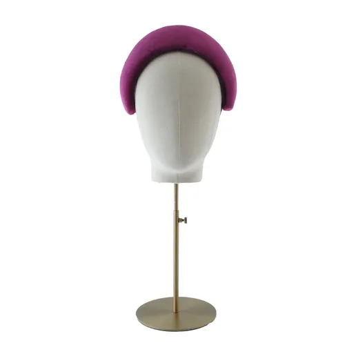 Annie velvet headband - pink