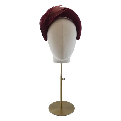 Zoe petal headband - burgandy