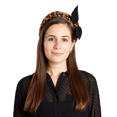 Veronica pillbox - leopard print