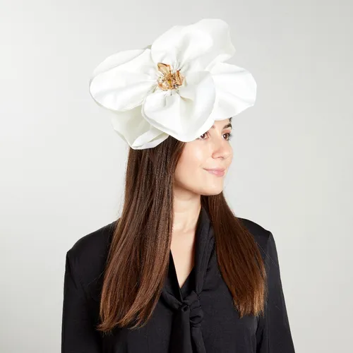 Magnolia Floral Headband - Ivory