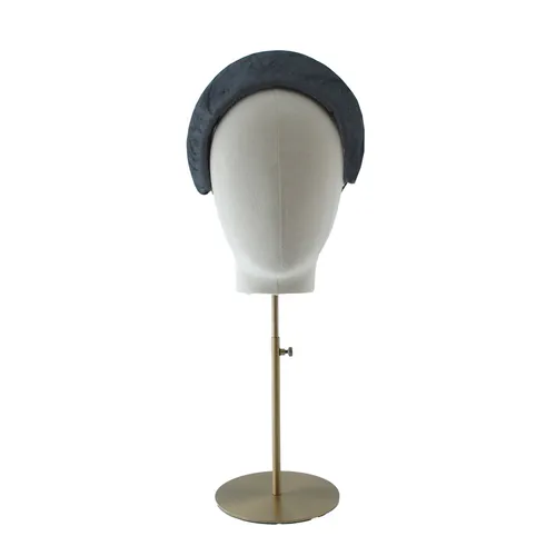 Annie velvet headband - grey