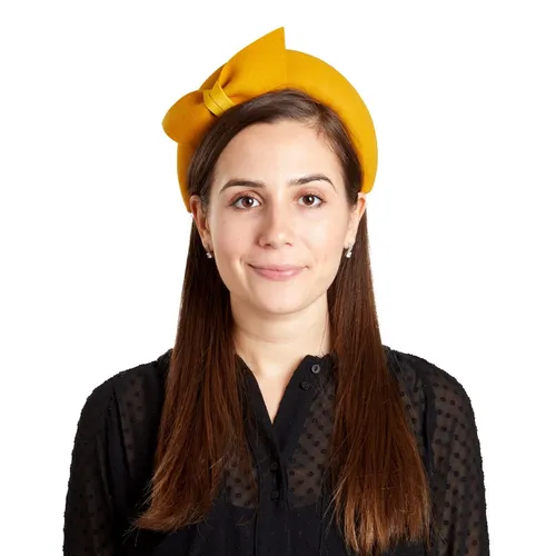 Sisley bow headband - Yellow