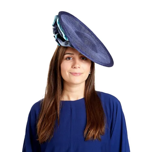 Joanie ruffle brim - blue