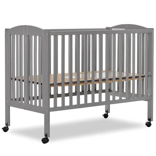 Dream on Me Full-Size Folding Crib with Mattress