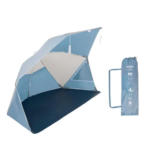 Beach Umbrella Tent with Wind Protection