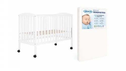 Full Size Crib with Premium Mattress and Sheet