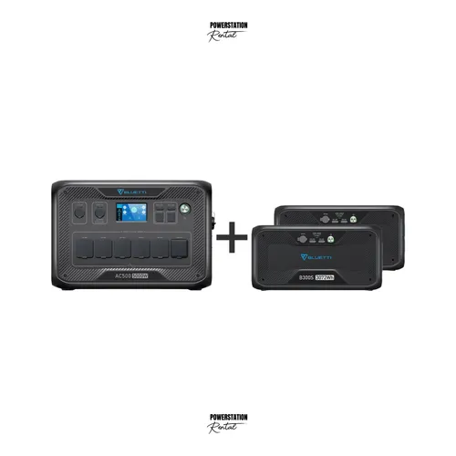 SET-20: Bluetti AC500 + 2 Stück Bluetti B300S Powerstation (6.144 Wh.)