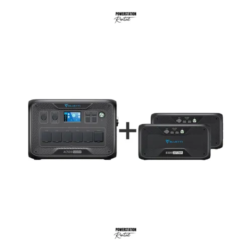 SET-16: Bluetti AC500 + 2 Stück Bluetti B300 Powerstation (6.144 Wh.) 