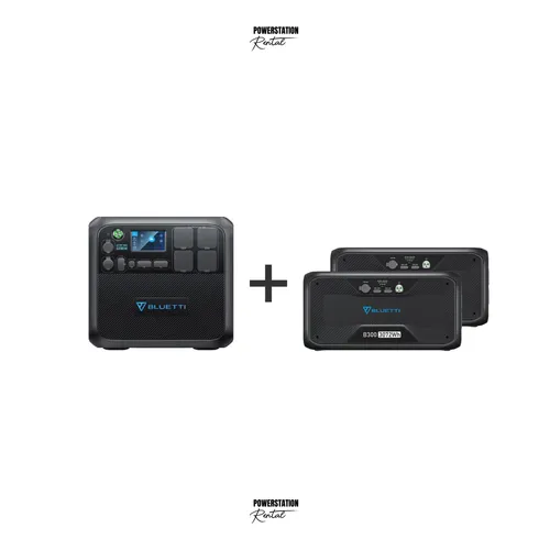 SET-4: Bluetti AC200MAX + 2 Stück Bluetti B300 Powerstation (8.192 Wh.)