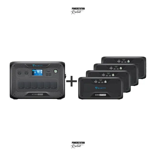 SET-10: Bluetti AC300 + 4 Stück Bluetti B300 Powerstation (12.288 Wh.)