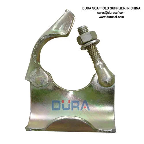 Pressed steel putlog coupler