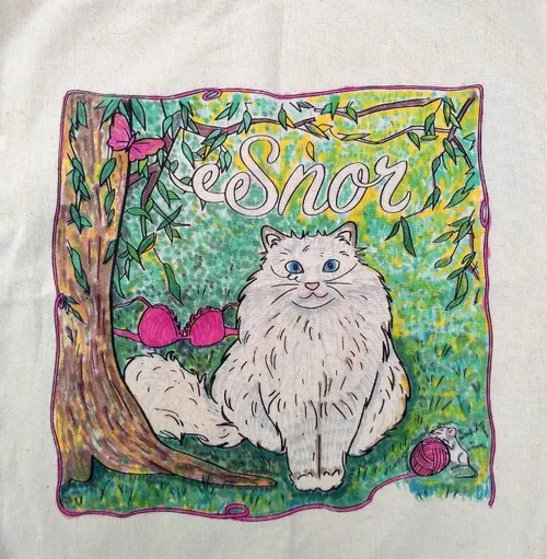 Goodie bag Snor (in te kleuren!)