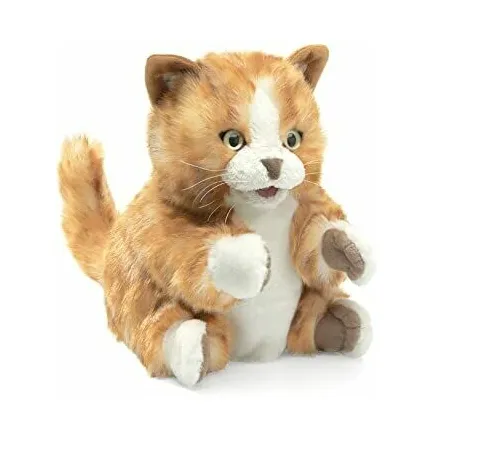 Oefenknuffel en Leeshulp 'Orange Tabby Kitten'