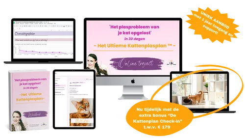 Het Ultieme Kattenplasplan- via webinar met korting en bonussen