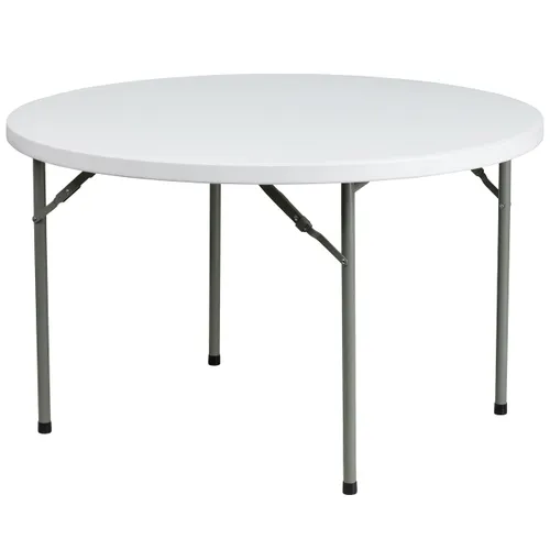 4' White Plastic Round Table Rental – Versatile & Durable for Any Event in Dallas Metroplex