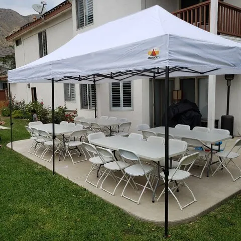 OCCASIO Small Event Tent Bundle (10x20) – Up to 20 Guests