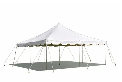 20' x 20' Pole Tent – Elegant & Versatile Tent Rental in Dallas Metroplex