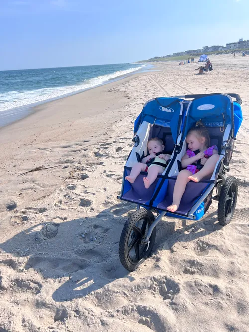 Fixed Wheel Double Bobs BEACH Stroller