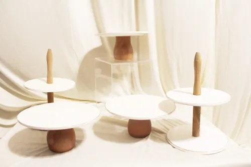 Food Service- Ivory/Tan Serving Dishes set of 4