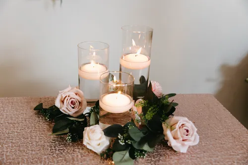 Candles- Floating Candles White, Unscented Dripless Wax, Gently Used