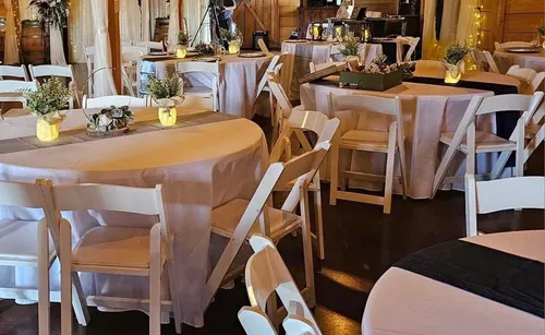 Table Runner- Navy Blue Accordion Crinkle Taffeta Table Runners 12