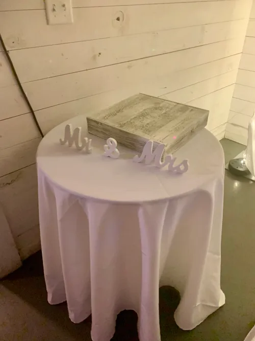 Cake stand- Wood, Large, White Wash Rustic Wooden