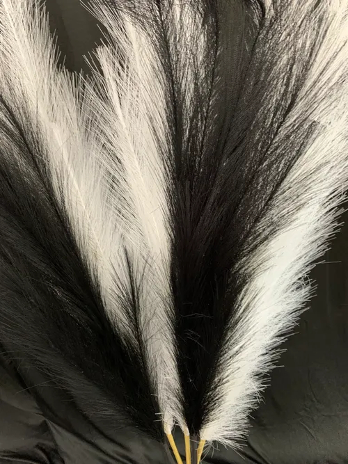 Florals- Black Pampass Grass Faux Tall, 45”