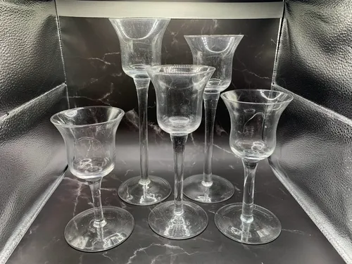Candleholders- Votive Long Stem Set of 5
