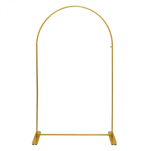 Arch, Chiara Metal Backdrop Arch, Gold, 6.0 ft