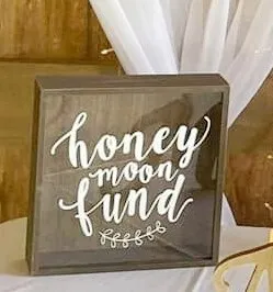 Boxes- Honeymoon Fund Box, Brown