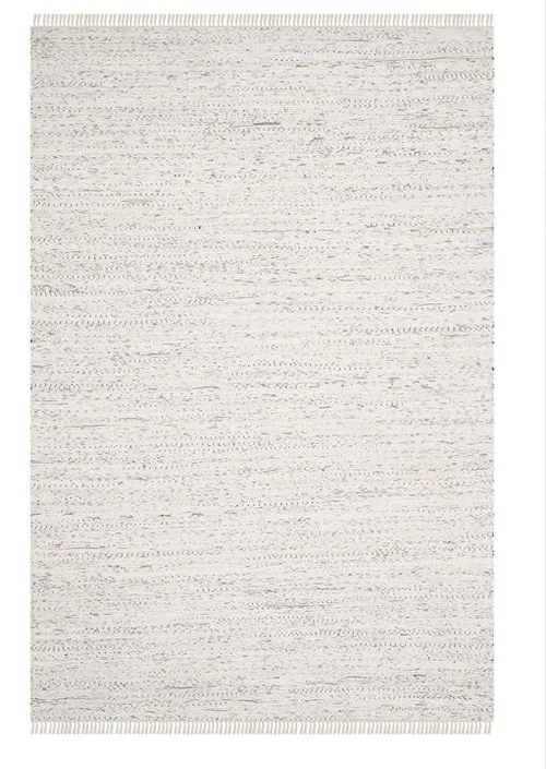 Rugs- 5'x 8' Boho Stripe Cotton Rug Ivory/ Multi