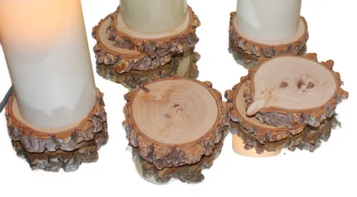 Wood slices, very small