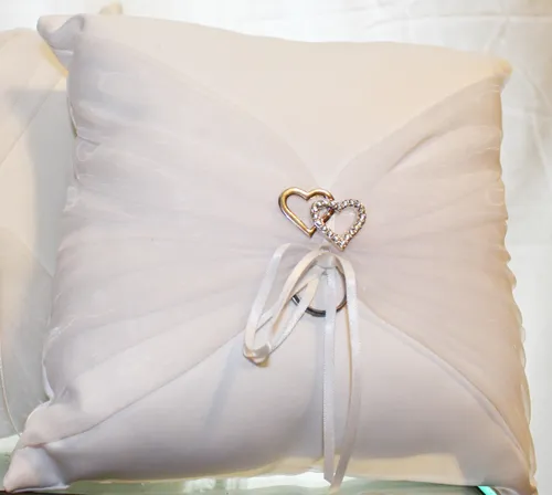 Ring Pillows- White Ring Pillows