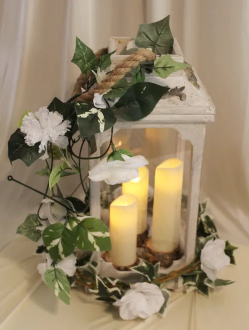 Garland- Garland with White Florals- small strand