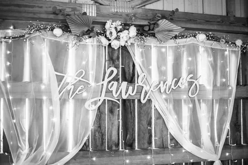 Backdrop Drapes- White Sheer Curtain Panels ( 2 pc) ( 27